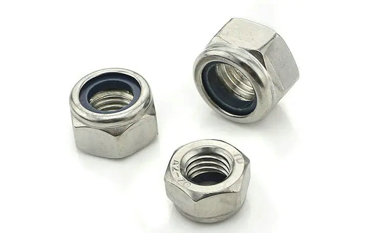 六角加厚尼龍鎖緊螺母DIN982